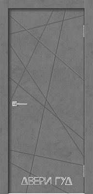 Двери Гуд GEOMETRY-1 ПГ Бетон графит