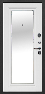 7,5 см Гарда Серебро Зеркало Белый ясень - внутренняя часть