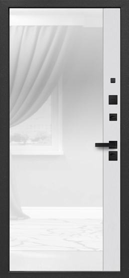 9 см Smart  2 Сатин белый - внутренняя часть