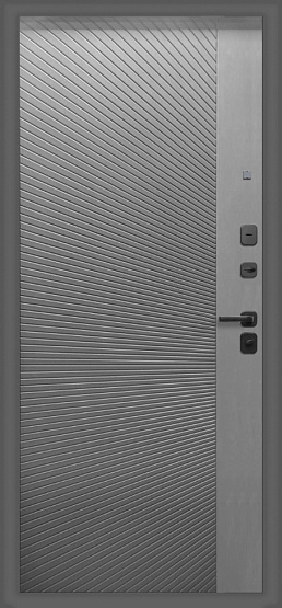 9 см Концепт Линии Сатин графит - внутренняя часть