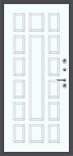 М64 Термо Букле Графит - внутренняя часть