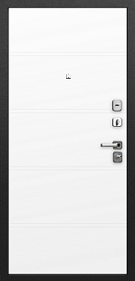9 см Серебро Эмалит белый - внутренняя часть