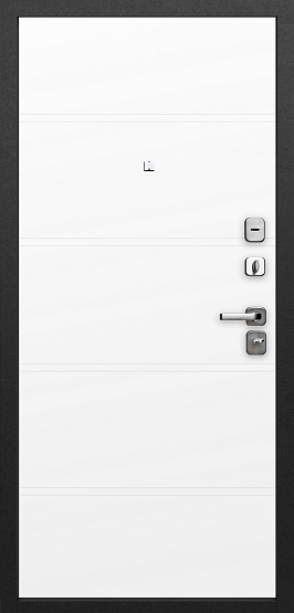 9 см Серебро Эмалит белый - внутренняя часть
