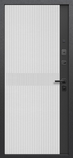 7,5 см Вуд Вертикаль Сатин белый - внутренняя часть