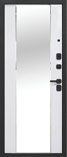 Флорида Эмалит белый зеркало - внутренняя часть