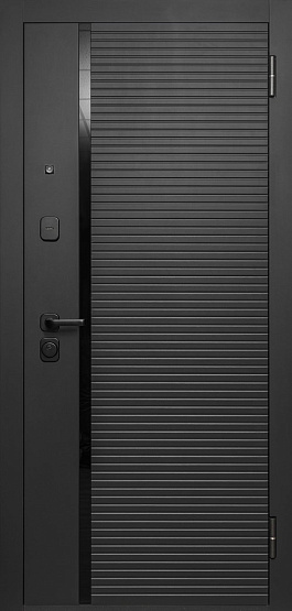 7,5 см Черное Зеркало Сатин черный