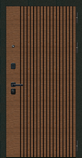 М106 Дуб кантри темный с черной патиной