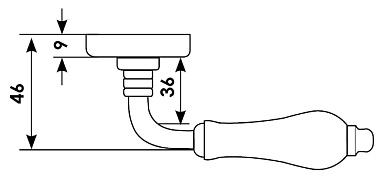 CERAMICA CC-3 OBA/CHAMP Античная бронза/шампань